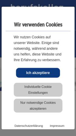 Vorschau der mobilen Webseite www.berufskolleg-siegburg.de, Berufskolleg des Rhein-Sieg-Kreises in Siegburg