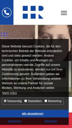 Vorschau der mobilen Webseite www.realschule-stadtlohn.de, Herta-Lebenstein-Realschule