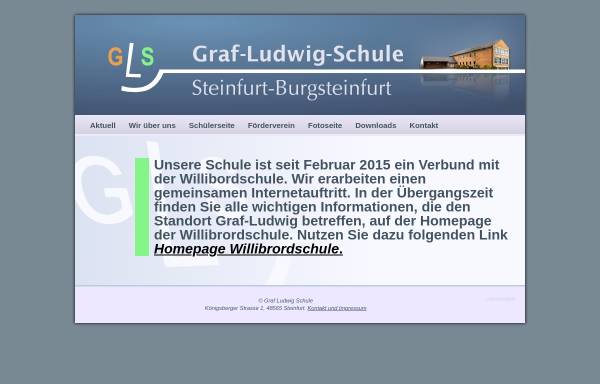 Vorschau von www.graf-ludwig-schule.de, Graf-Ludwig-Schule