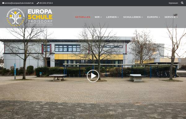 Vorschau von europaschule-troisdorf.de, Gesamtschule Troisdorf - Europaschule
