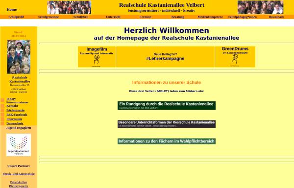 Vorschau von www.rsk-velbert.de, Realschule Kastanienallee