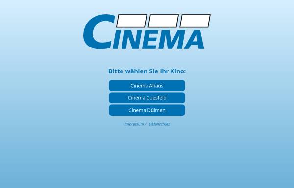 Vorschau von www.cinema-center.de, Cinema-Center
