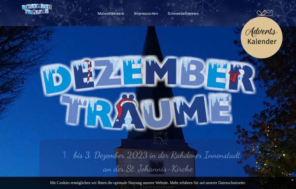 Vorschau von www.dezembertraeume.de, Dezemberträume 2008