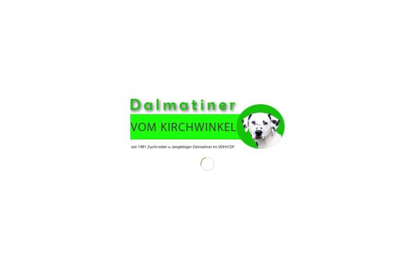 Vorschau von www.kirchwinkel-dalmatiner.de, Dalmatiner-Zuchtstätte vom Kirchwinkel