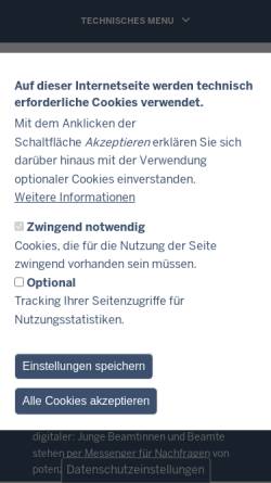 Vorschau der mobilen Webseite www.fm.nrw.de, Finanzministerium des Landes Nordrhein-Westfalen (FM NRW)