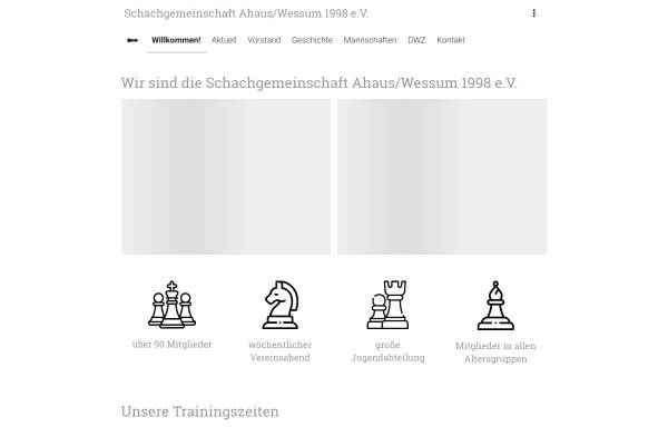 Vorschau von www.schach.wessum.de, Schachgemeinschaft Ahaus/Wessum 1998 e.V.