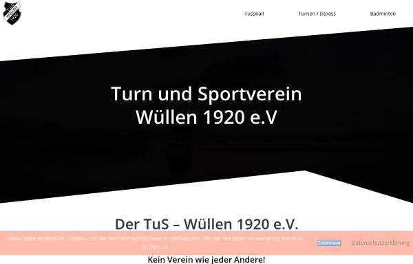 Vorschau von www.tus-wüllen.de, TuS Wüllen 1920 e.V.