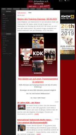Vorschau der mobilen Webseite www.kdk-attendorn.de, KDK Attendorn