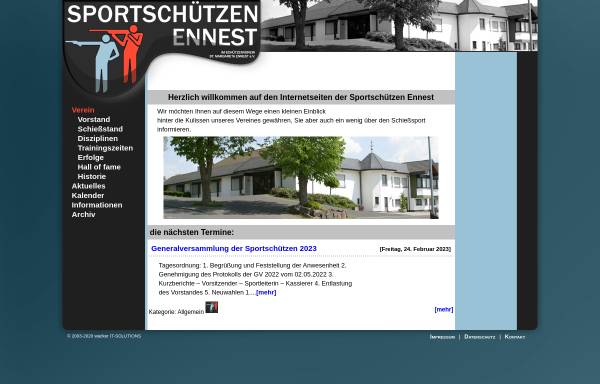 Vorschau von www.sportschuetzen.ennest.de, Sportschützen Ennest