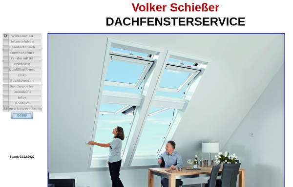 Vorschau von schiesserdachfensterservice.de, Volker Schießer Dachfensterservice & Sonnenschutztechnik