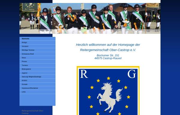 Vorschau von reitergemeinschaft-ober-castrop.de, Reiterverein Castrop-Rauxel