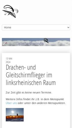 Vorschau der mobilen Webseite www.ostwindfreunde.de, Ostwindfreunde e.V.