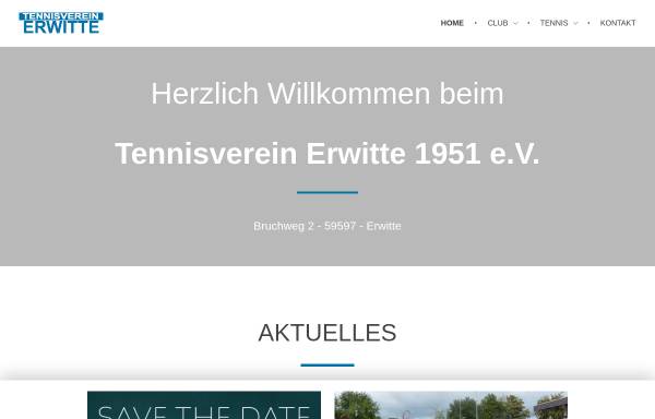 Vorschau von www.tv-erwitte.de, Tennisverein Erwitte 1951 e. V.