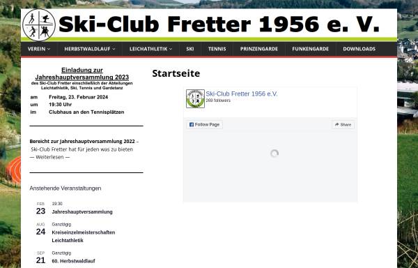 Vorschau von www.skiclub-fretter.de, Skiclub Fretter