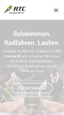 Vorschau der mobilen Webseite rtcfrechen.de, RTC Frechen 80 e.V.