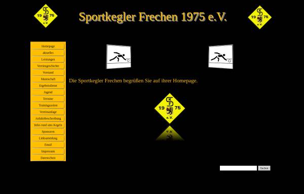 Vorschau von www.skfrechen.de, Sportkegler Frechen 1975 e.V.