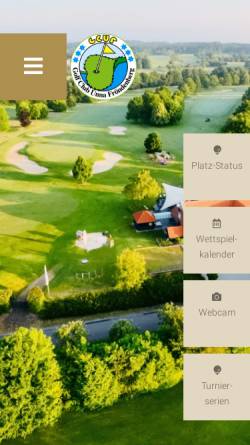 Vorschau der mobilen Webseite gcuf.de, Golf Club Unna-Fröndenberg e.V.