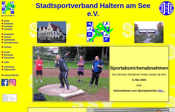 Vorschau von stadtsportverband-haltern.de, Stadtsportverband Haltern e.V.