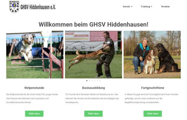 Vorschau von www.ghsv-hiddenhausen.de, GHSV Hiddenhausen e.V.