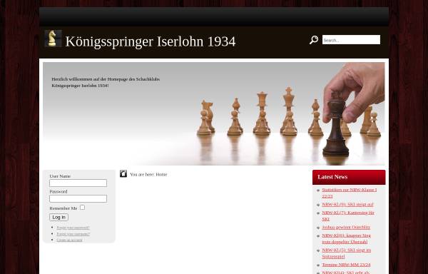 Schachklub Königsspringer Iserlohn 1934
