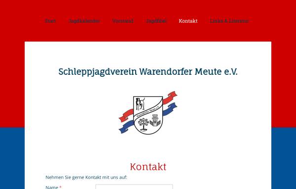 Vorschau von www.warendorfer-meute.de, Schleppjagdverein Warendorfer Meute e.V.