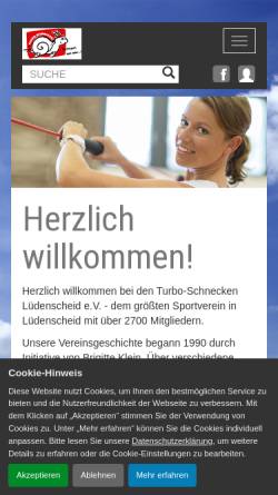 Vorschau der mobilen Webseite www.turbo-schnecken.com, Turbo Schnecken