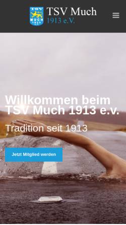 Vorschau der mobilen Webseite tsv-much.de, TSV Much 1913 e.V.
