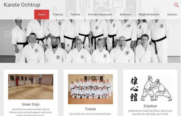 Vorschau von www.karate-ochtrup.de, Karate Dojo