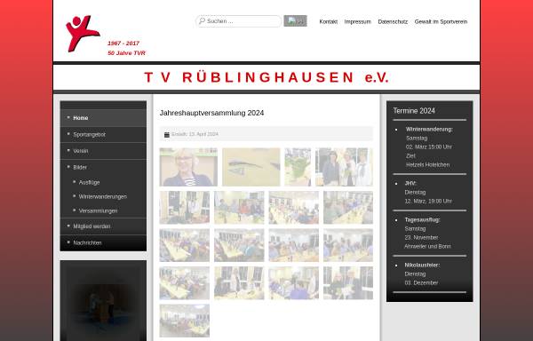Vorschau von www.tv-rueblinghausen.de, Turnverein Rüblinghausen e.V.