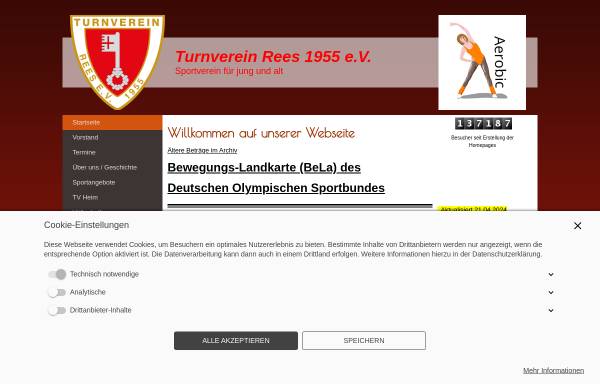 Vorschau von www.turnvereinrees.de, Turnverein Rees e.V.
