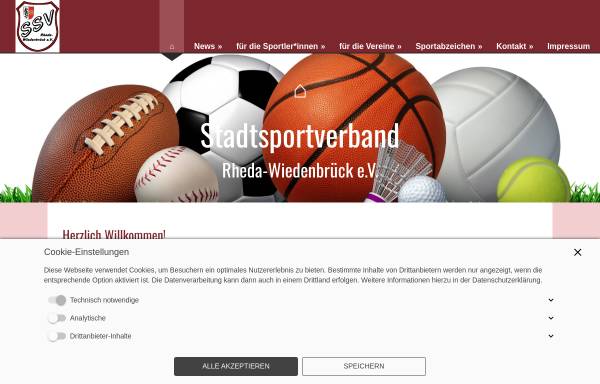 Vorschau von www.stadtsportverband.net, Stadtsportverband Rheda-Wiedenbrück e.V.