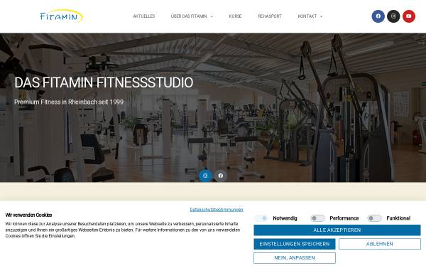 Vorschau von www.fitamin-fitness.de, Fitamin Fitness