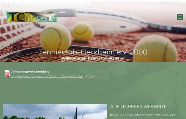 Vorschau von tennisclub-flerzheim.de, Tennisclub TC Flerzheim 2000 e.V.
