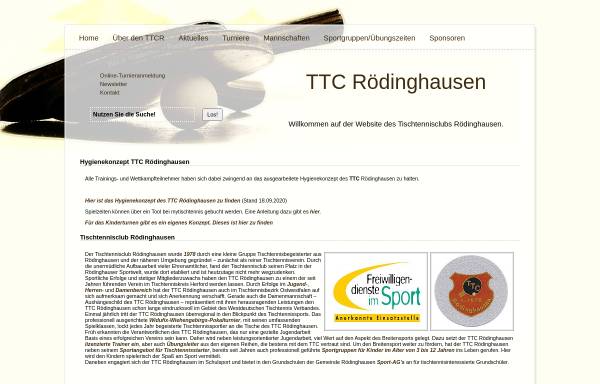 Vorschau von www.ttc-roedinghausen.de, TTC Rödinghausen