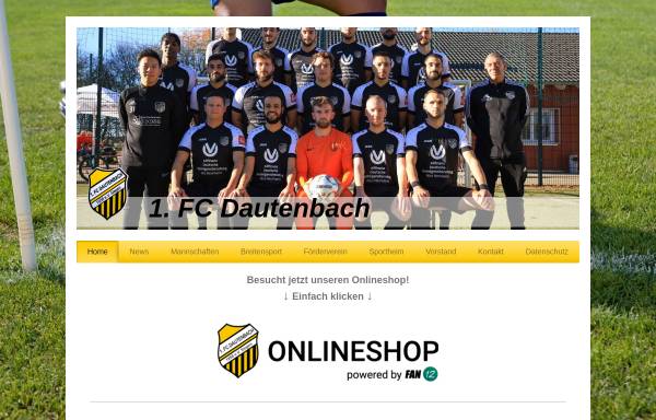 Vorschau von www.fcdautenbach.de, 1. FC Dautenbach 1958 Siegen e.V.