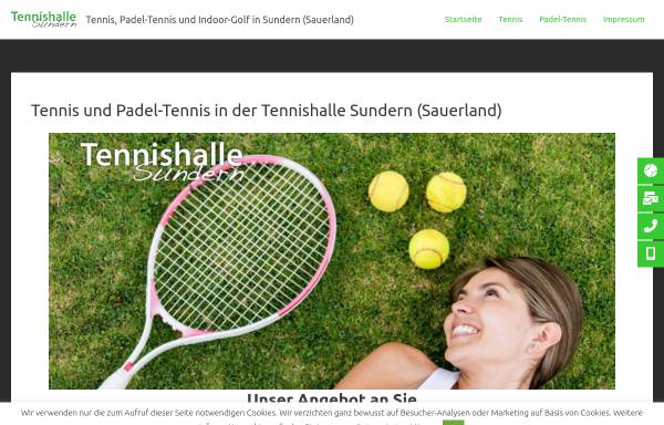 Vorschau von www.tennishalle-sundern.de, Blau Weiss Sundern