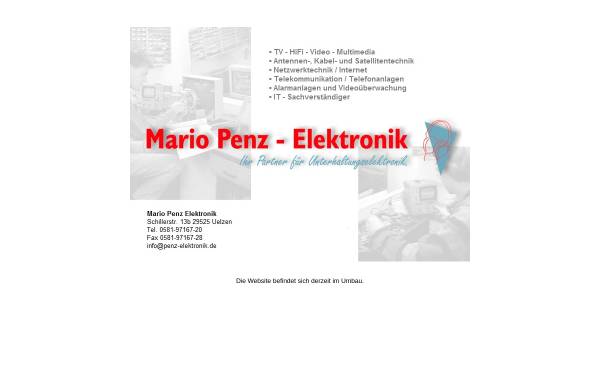 Vorschau von www.penz-elektronik.de, Mario Penz - Elektronik