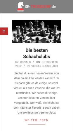 Vorschau der mobilen Webseite www.sk-troisdorf.de, 1. Schachklub Troisdorf 1924 e.V.