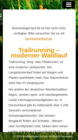 Vorschau der mobilen Webseite www.boeckstiegel-lauf.de, Böckstiegel Lauf