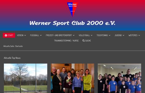 Vorschau von www.wernersc.de, Werner Sport Club 2000 e.V.