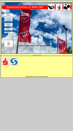 Vorschau der mobilen Webseite www.sfschnee.de, Sportfreunde Schnee e.V.