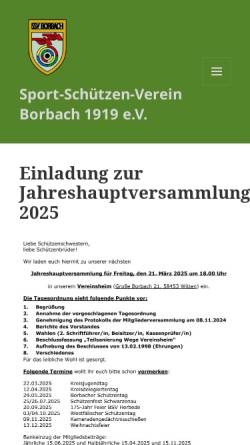 Sportschützenverein Borbach 1919 e.V.
