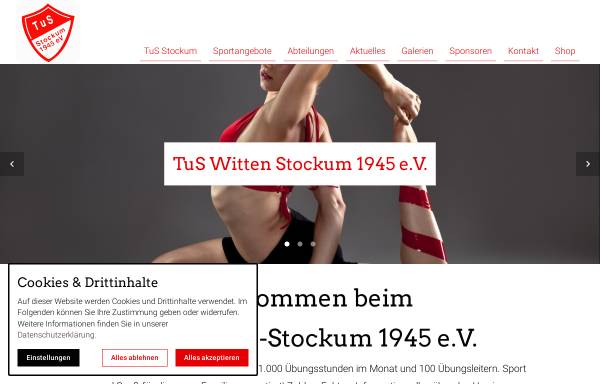 Vorschau von www.tus-witten-stockum.de, TuS Witten-Stockum 1945 eV.
