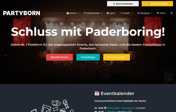 Vorschau von www.partyborn.de, Partyborn
