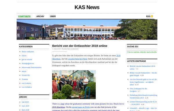 Vorschau von www.kasnews.de, KAS News