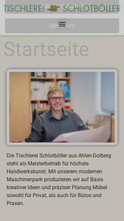 Vorschau der mobilen Webseite www.schlotboeller.de, B. und J. Schlotböller GbR