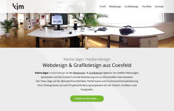 Vorschau von www.kleinejaeger.de, Kleine Jäger Mediendesign