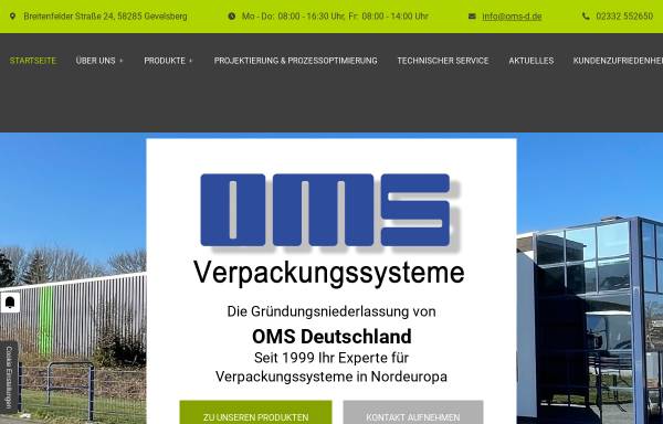 Vorschau von oms-d.de, OMS Verpackungsservice Vertriebs GmbH