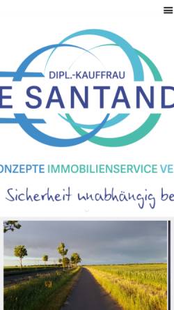 Vorschau der mobilen Webseite www.sancon.de, Allfinanzconsulting Dipl.-Kauffrau Ute Santander