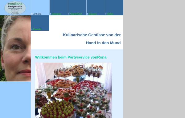 Vorschau von www.partyservice-vonrona.de, vonRona Partyservice